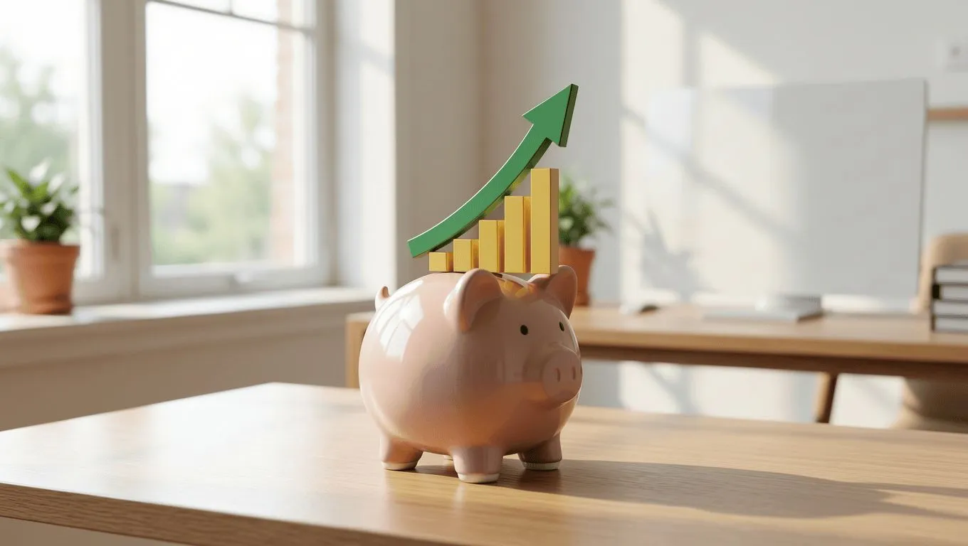 Piggy bank symbolizing saving money with a personal loan