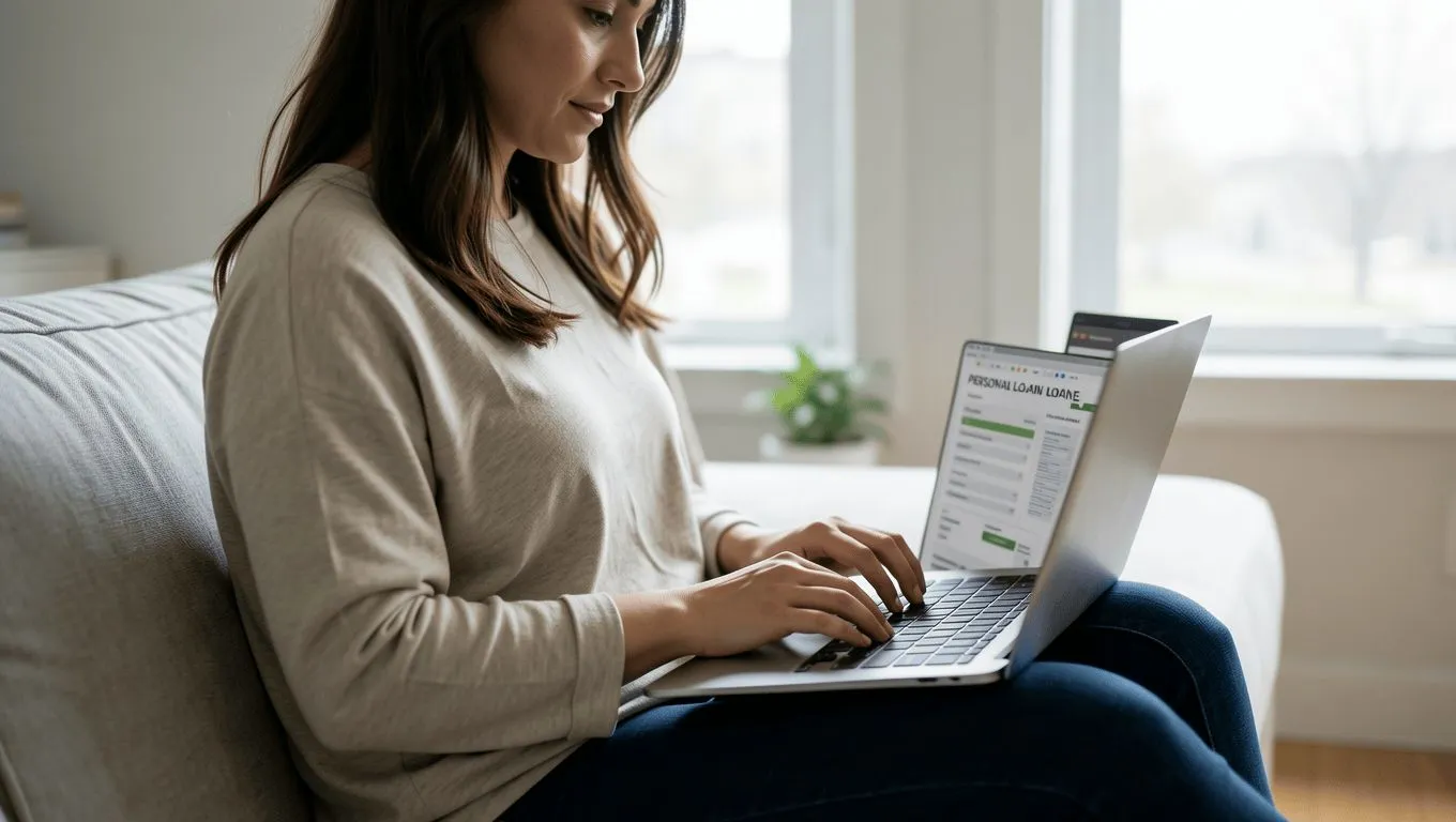 Applying for a personal loan online in Schaumburg, IL