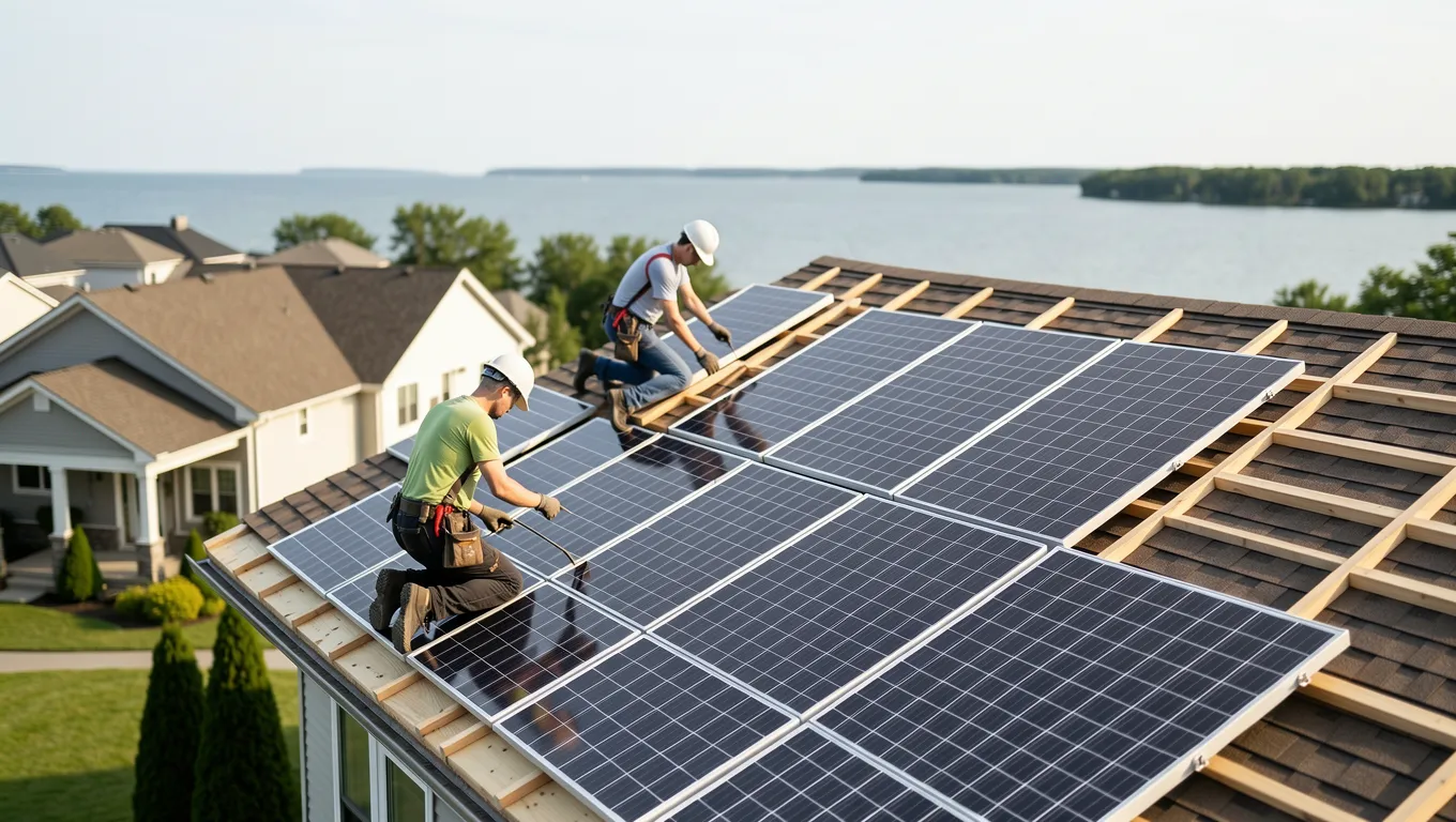 Waukegan Illinois Home Improvement Loan Financing with Solar Panels