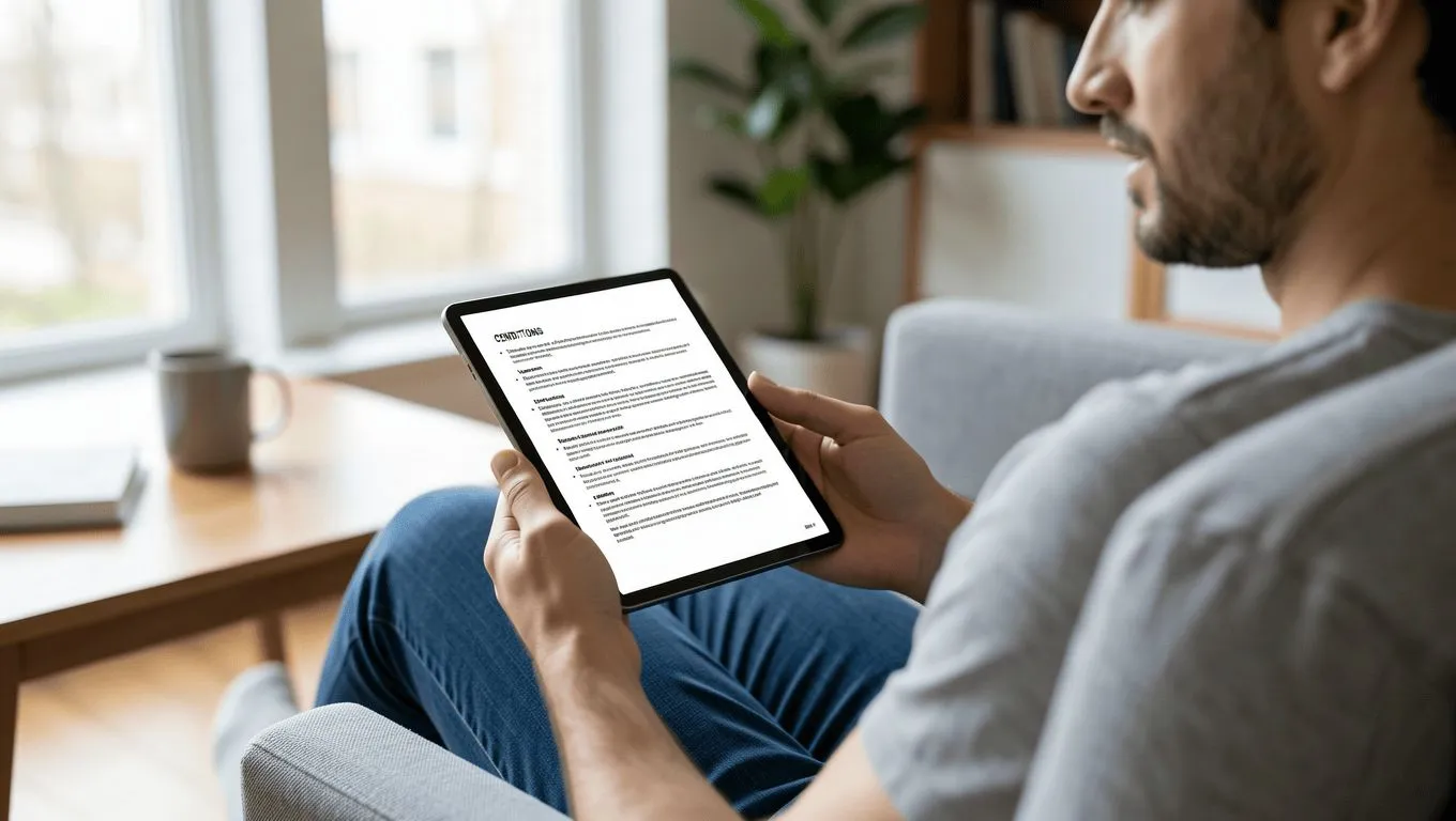 Carefully reviewing loan details before applying