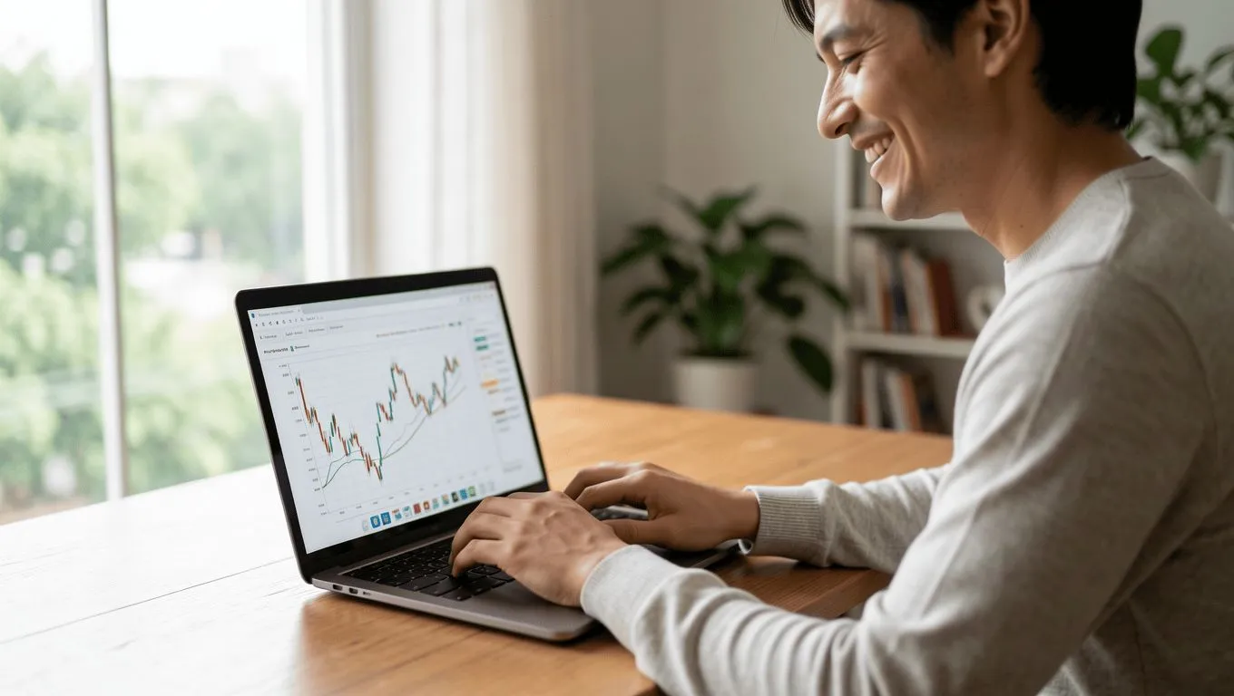 <alt>Successfully managing finances after obtaining a personal loan.