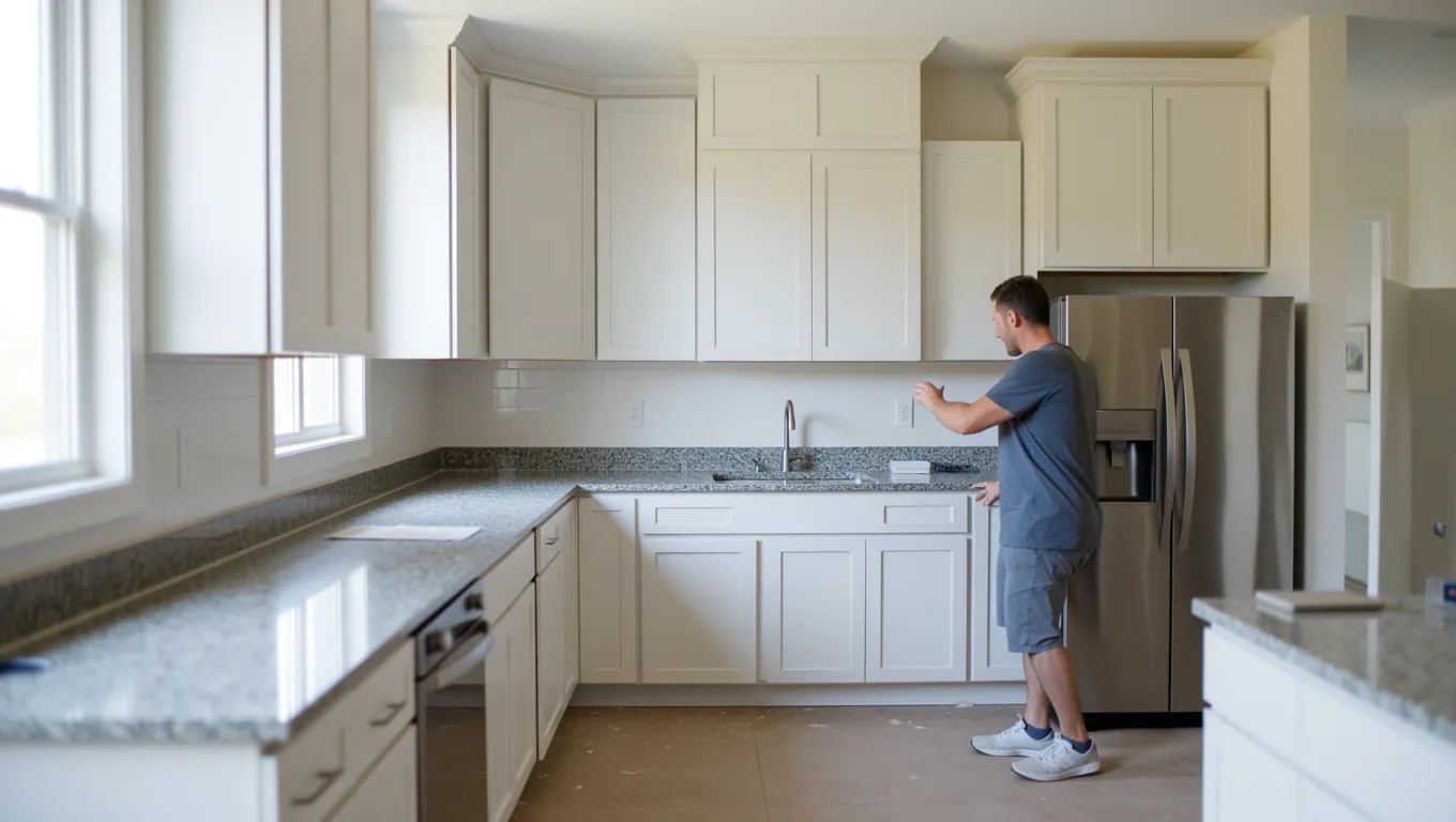 Illinois homeowners renovating their kitchens with loan assistance.